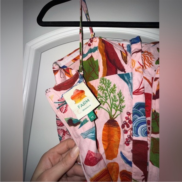 Farm Rio Printed Floral drop waist dress size XS - Picture 6 of 9